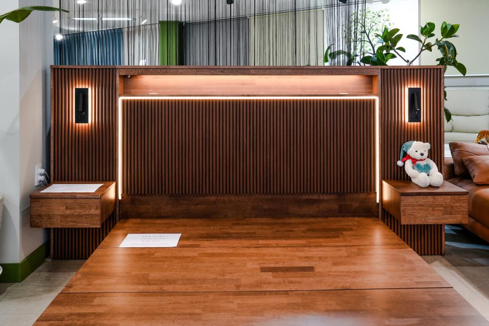 템바보드 원목 침대