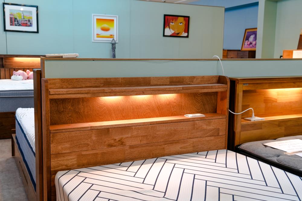 원목 싱글 침대