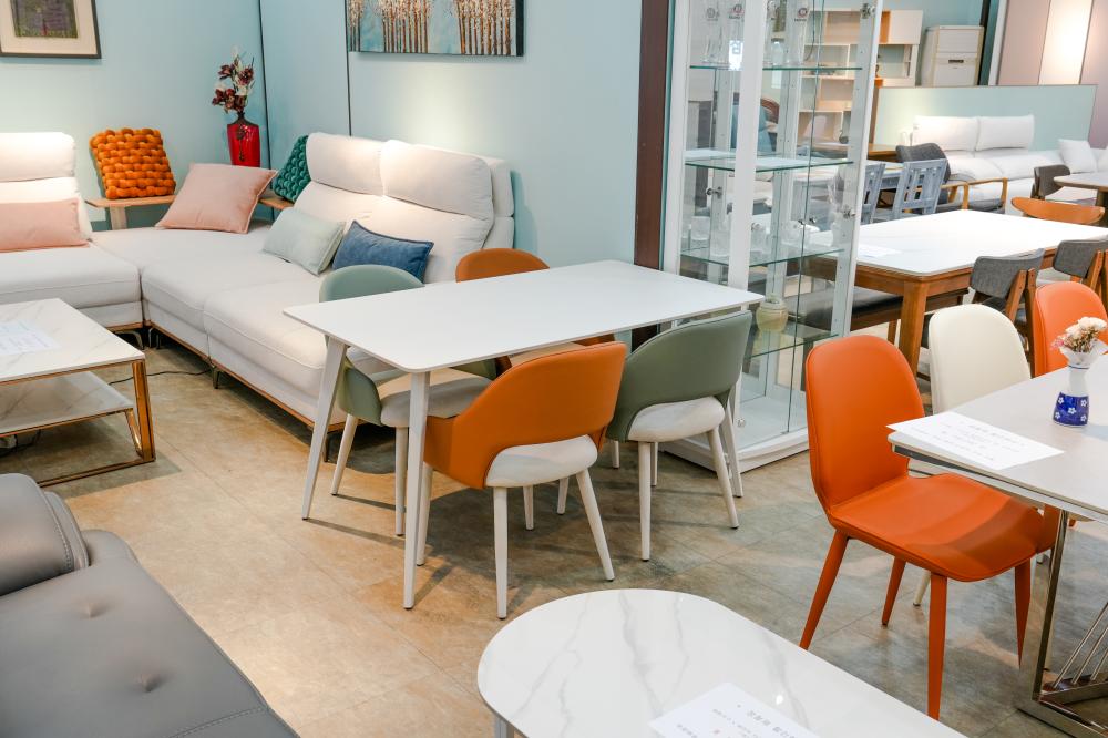 무광 화이트 4인 세라믹 식탁세트