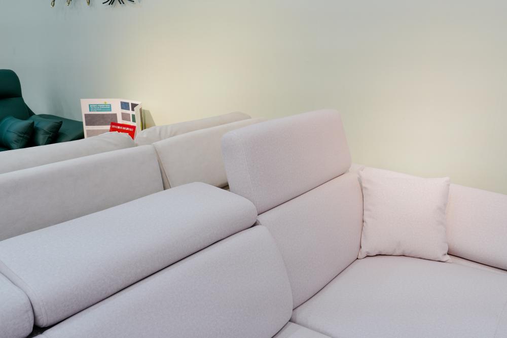 헤드레스트 패브릭 카우치소파