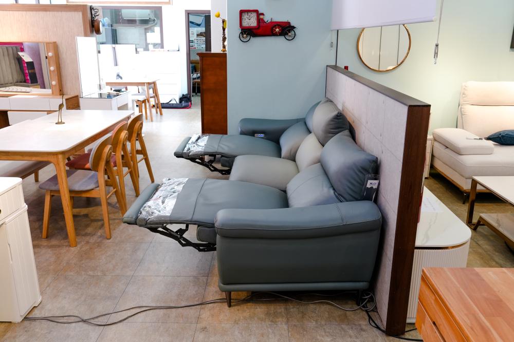 리클라이너 가죽소파