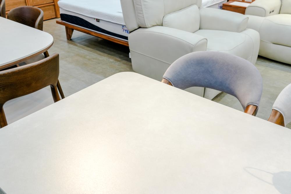 6인 화이트 원목 세라믹식탁 세트