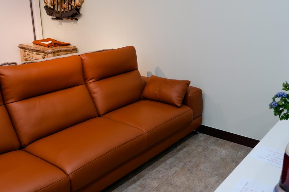 4인용가죽소파(꼬냑)